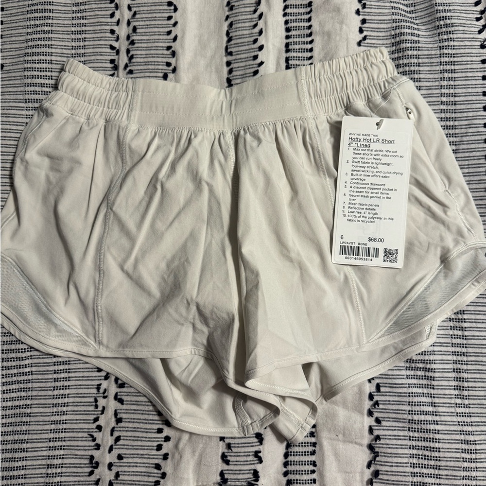 lululemon athletica White Athletic Shorts